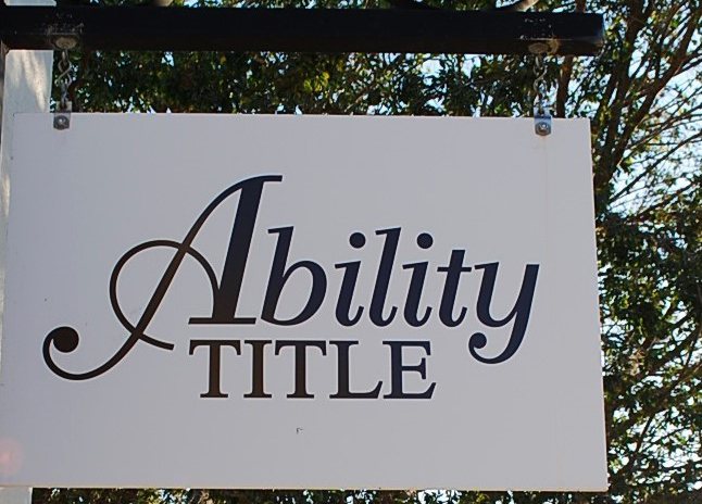 Ability Title Sign
