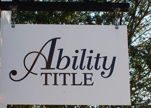 Sign for Ability Title